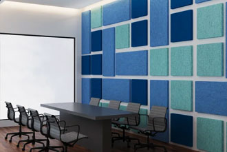 Fabric acoustic panels for noise reduction in homes and offices
