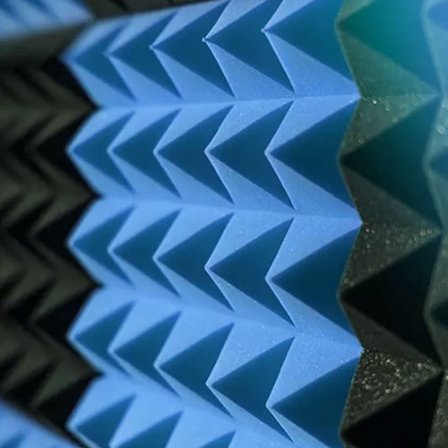 acoustic PU foam panels for sound absorption and echo reduction